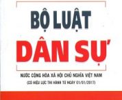 Bộ luật dân sự 2015 Bộ luật dân sự 2015