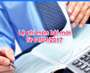 Thuế môn bài được thay thế bằng lệ phí môn bài Thuế môn bài được thay thế bằng lệ phí môn bài