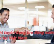 Tuyển dụng lao động nước ngoài Tuyển dụng lao động nước ngoài