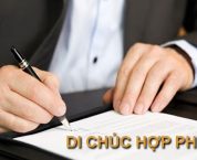 Di chúc hợp pháp không có công chứng, chứng thực Di chúc hợp pháp không có công chứng, chứng thực