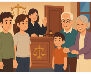 Vợ chồng ly hôn, ông bà có được quyền nuôi cháu không?
